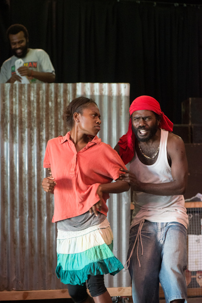 I was invited down to Wan Smolbag Theatre to take some photos of a run-through of their new play, Kaekae Rat. It's brilliant.
