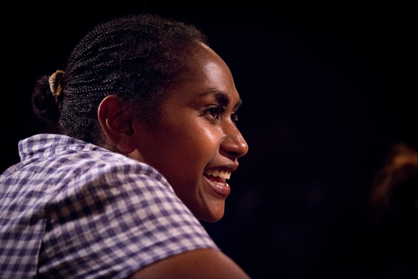 Shots from another run of Wan Smolbag Theatre's Laef i Swit, this time with Florence Taga as Sonia.
