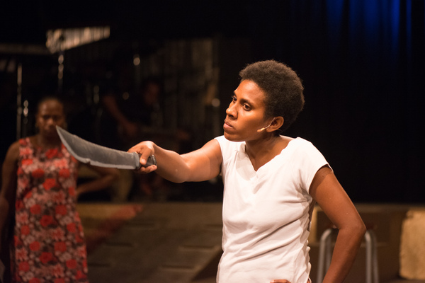 Shots from another run of Wan Smolbag Theatre's Laef i Swit, this time with Florence Taga as Sonia.
