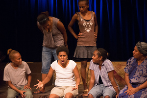 Shots from another run of Wan Smolbag Theatre's Laef i Swit, this time with Florence Taga as Sonia.
