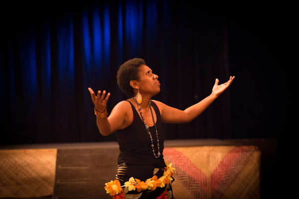 Shots from another run of Wan Smolbag Theatre's Laef i Swit, this time with Florence Taga as Sonia.
