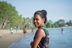 Some shots from a class trip to Mele beach.
