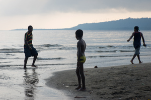 Some shots from a class trip to Mele beach.
