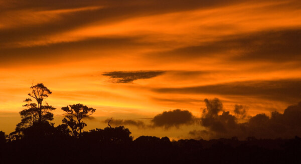 Sunset on the hillside opposite the Ohlen area of 
Port Vila.

