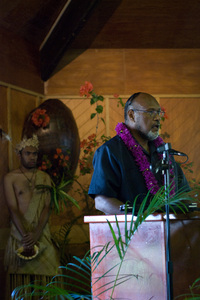 PM Edward Natapei Nipake addresses the PacINET 2010 conference