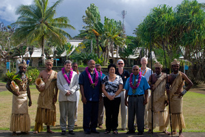 Shots take  during the opening ceremony for the PacINET 2010 IT conference in Port Vila, Vanuatu.
