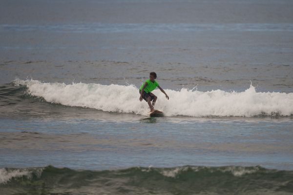 Shots from day one of the Pango Open surf competition.
