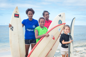 Shots from day one of the Pango Open surf competition.
