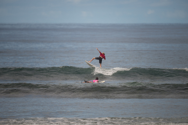 Shots from day one of the Pango Open surf competition.
