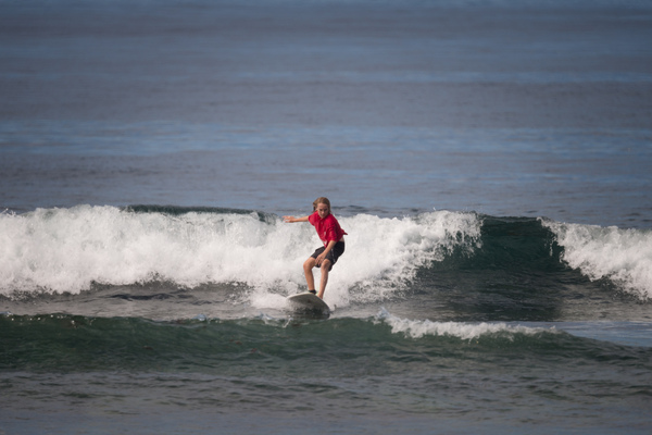 Shots from day one of the Pango Open surf competition.

