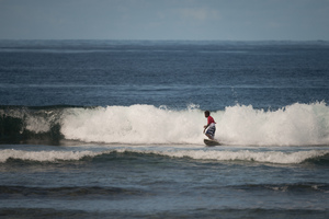 Shots from day one of the Pango Open surf competition.
