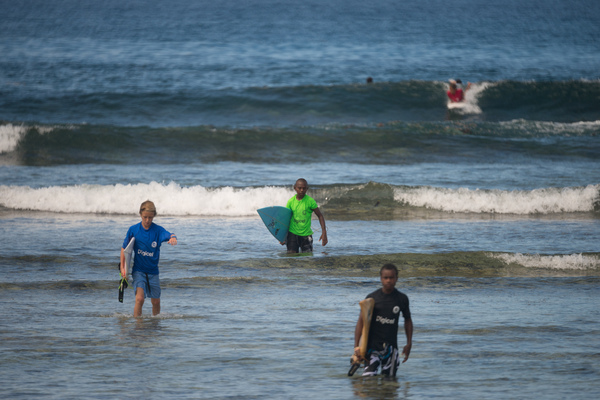 Shots from day one of the Pango Open surf competition.

