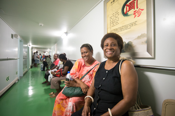 Shots from a visit to Vanuatu by a Chinese hospital ship.
