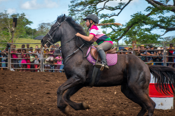 Port Vila residents gathered to watch a bit of the Wild West on Saturday in what everyone hopes is the first annual Port Vila Rodeo.
