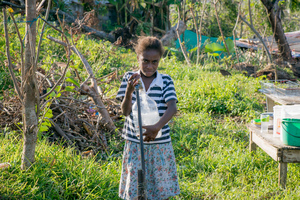 Rachel is a three year old girl whose life was altered by cyclone Pam.

