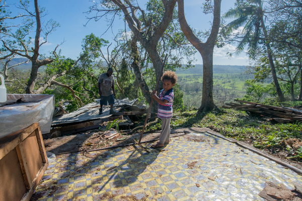 Rachel is a three year old girl whose life was altered by cyclone Pam.
