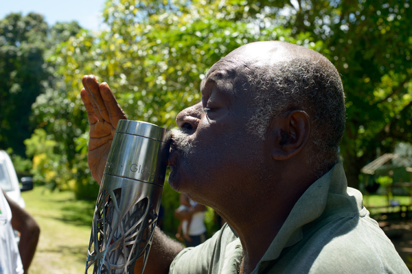 Shots from a trip round the island following the Queen's Baton relay.
