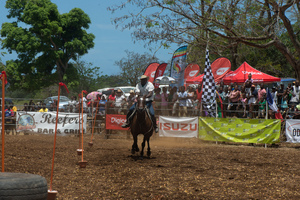 Fun and excitement on the first day of the 2017 edition of the Port Vila Rodeo.
