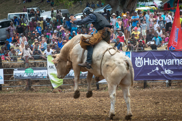 Fun and excitement on the second day of the 2017 edition of the Port Vila Rodeo.
