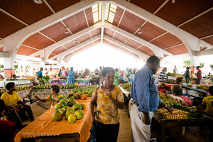 Some shots from the Seafront area of Port Vila, as well as a few in the market house.
