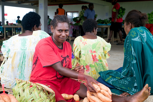 Vendors from the SHEFA province produce market.
