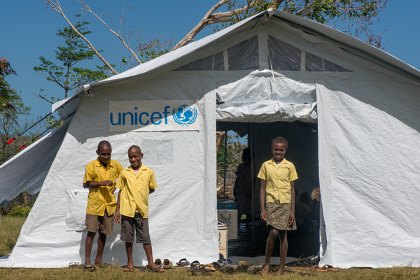 More shots from St Joseph's school near Port Vila.
