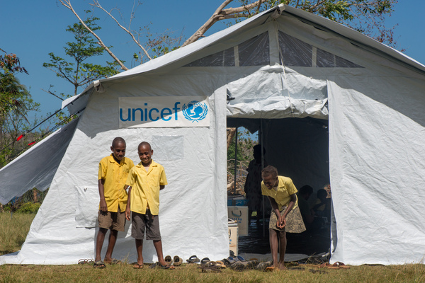 More shots from St Joseph's school near Port Vila.
