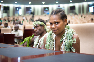 Marie Wawa was honoured for her star turn in Academy Award nominated film Tanna.
