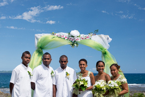 Wedding service near Mele.
