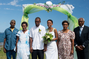 Wedding service near Mele.

