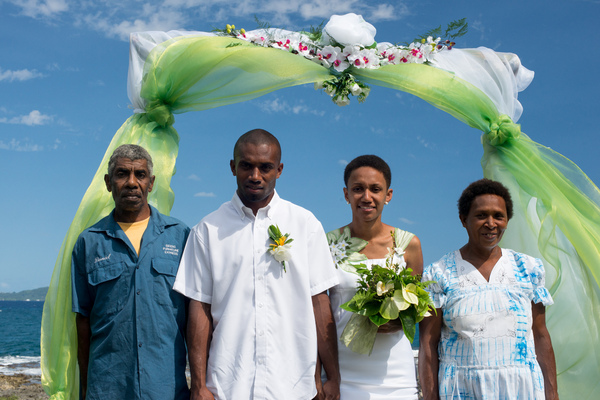 Wedding service near Mele.
