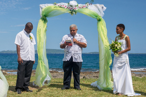 Wedding service near Mele.
