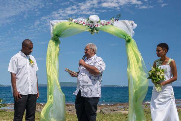 Wedding service near Mele.
