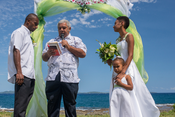 Wedding service near Mele.
