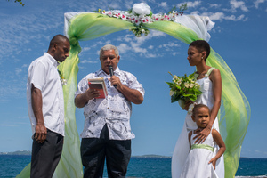 Wedding service near Mele.
