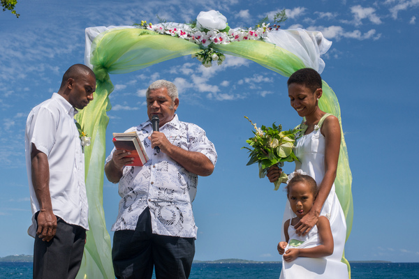 Wedding service near Mele.
