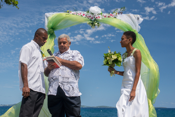 Wedding service near Mele.
