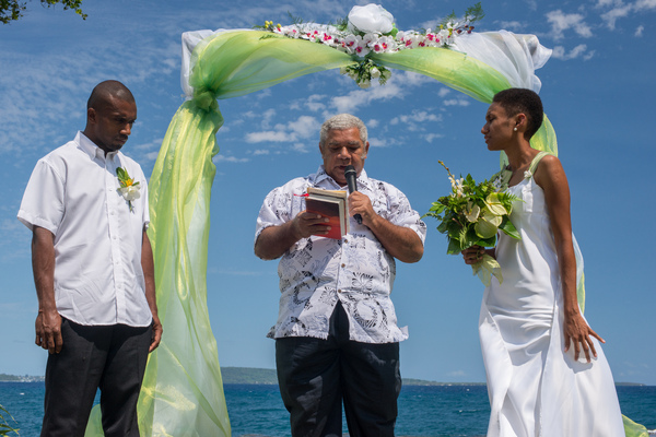 Wedding service near Mele.
