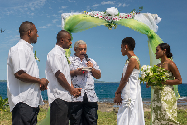 Wedding service near Mele.
