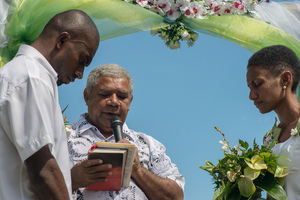 Wedding service near Mele.
