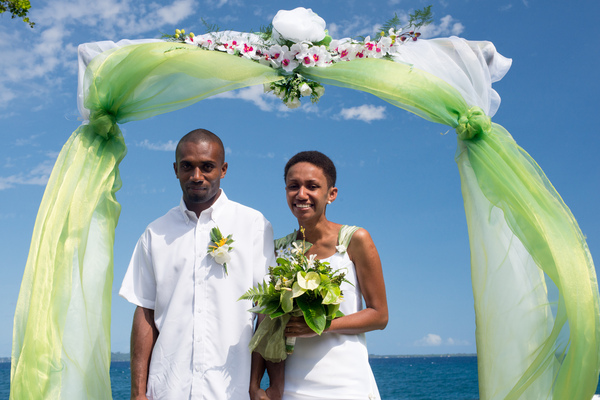 Wedding service near Mele.
