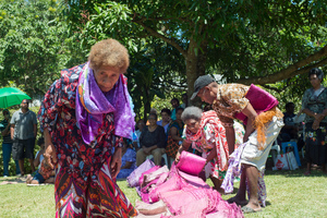 Kastom ceremony in Ohlen.
