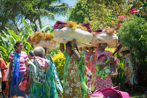 Kastom ceremony in Ohlen.
