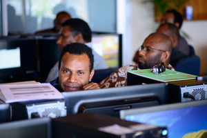 IPv6 Training event at the Reserve Bank in Port Vila.
