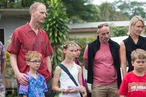 Shots from a memorial tree planting ceremony.

