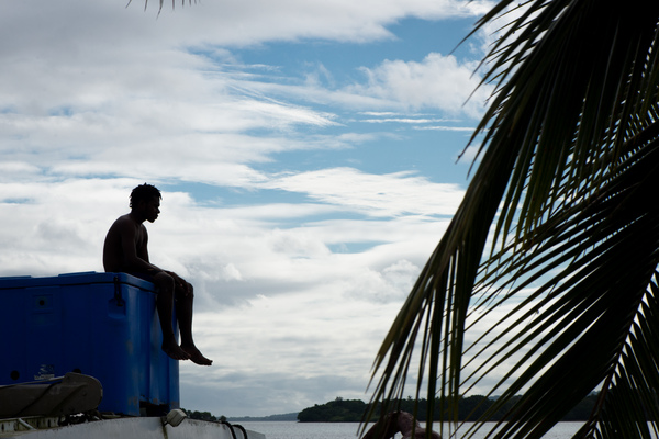 Shots of the tuna processing facility in Port Vila.
