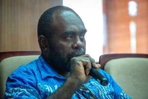 Shots from the Vanuatu 2030 Validation Summit Q&A session.
