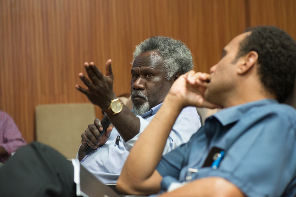 Shots from the Vanuatu 2030 Validation Summit Q&A session.
