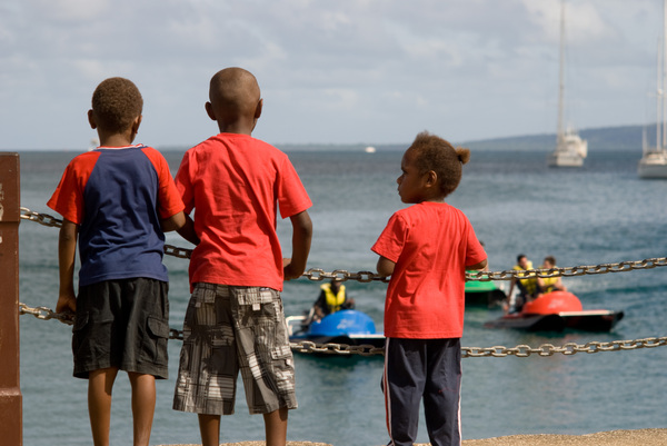 Celebrating Children's Day in Port Vila on a sunny Saturday.
