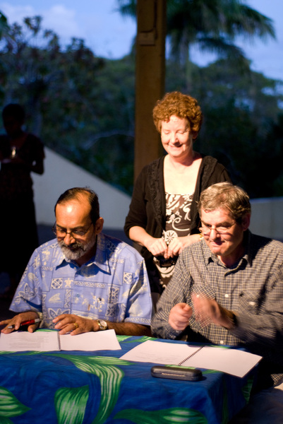 Photos taken during a recent visit by USP's Vice Chancellor.
